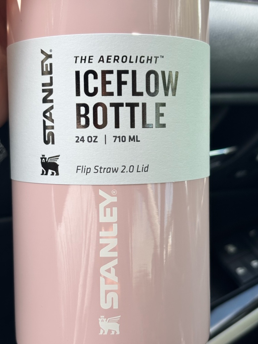 Stanley IceFlow Bottle in Light Pink with Cream Lid - Picture 6 of 7